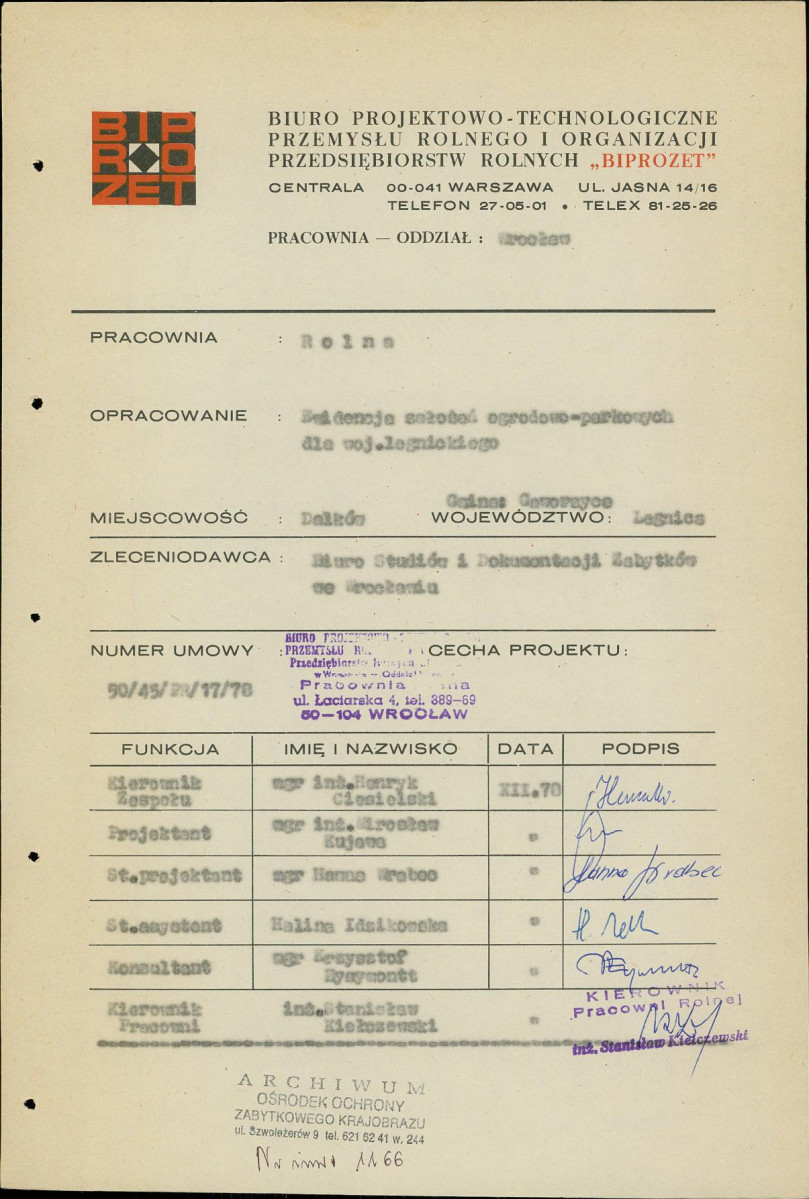 Ewidencja parkowa, skan nr 4