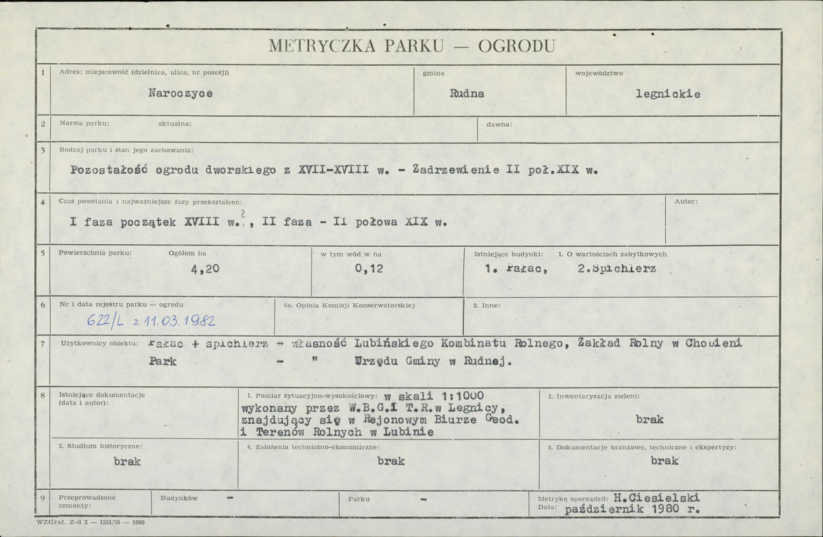 Ewidencja parkowa, skan nr 5