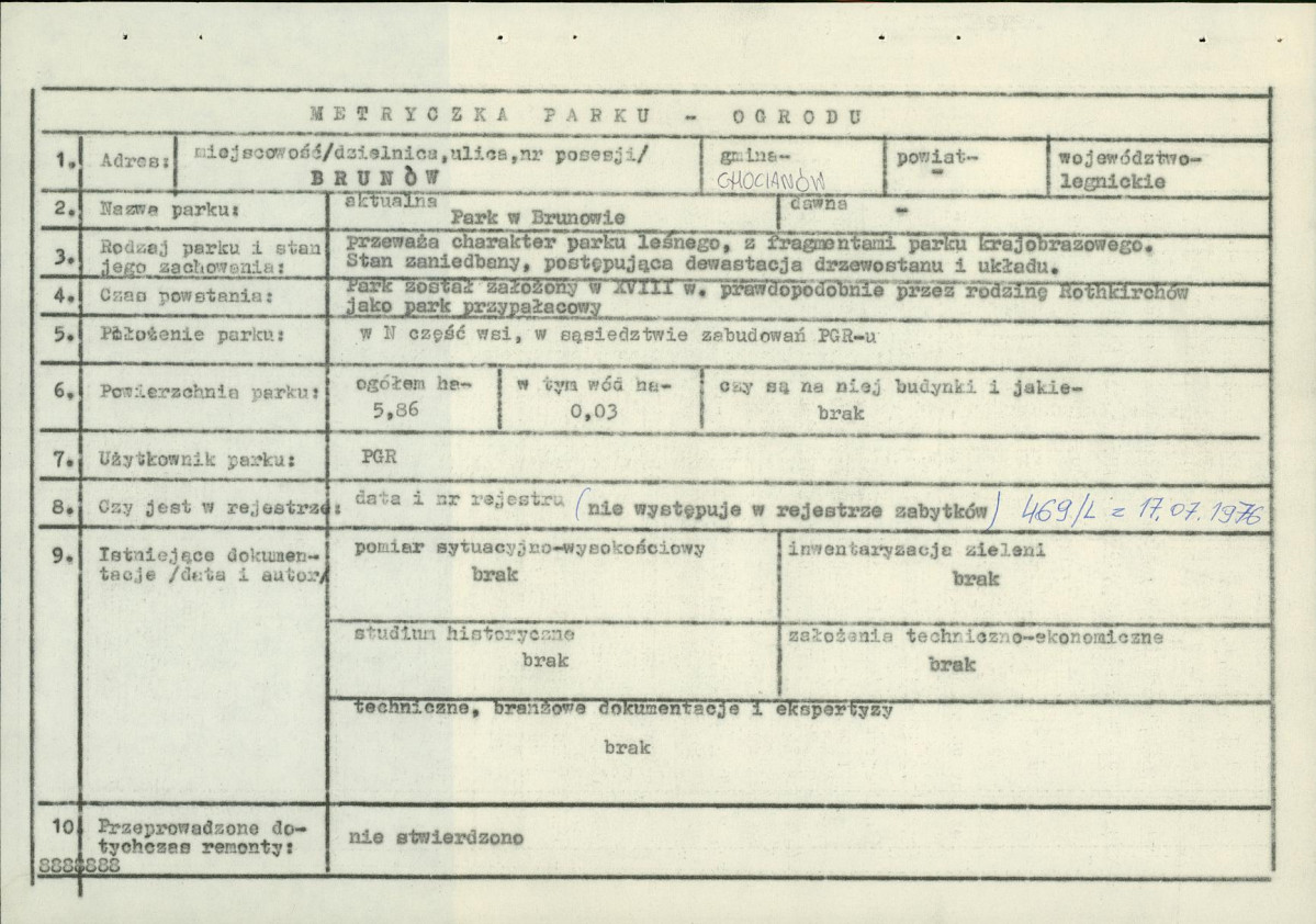 Ewidencja parkowa, skan nr 4