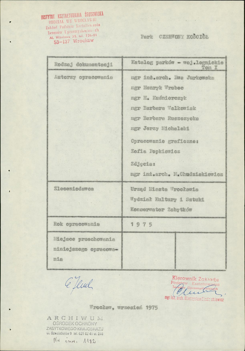 Ewidencja parkowa, skan nr 3
