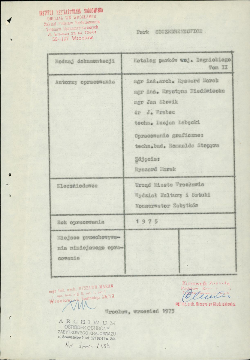 Ewidencja parkowa, skan nr 3