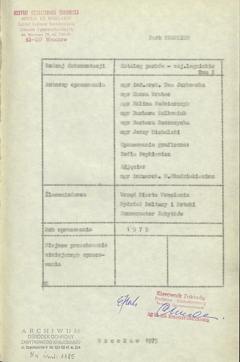 Ewidencja parkowa, skan nr 3