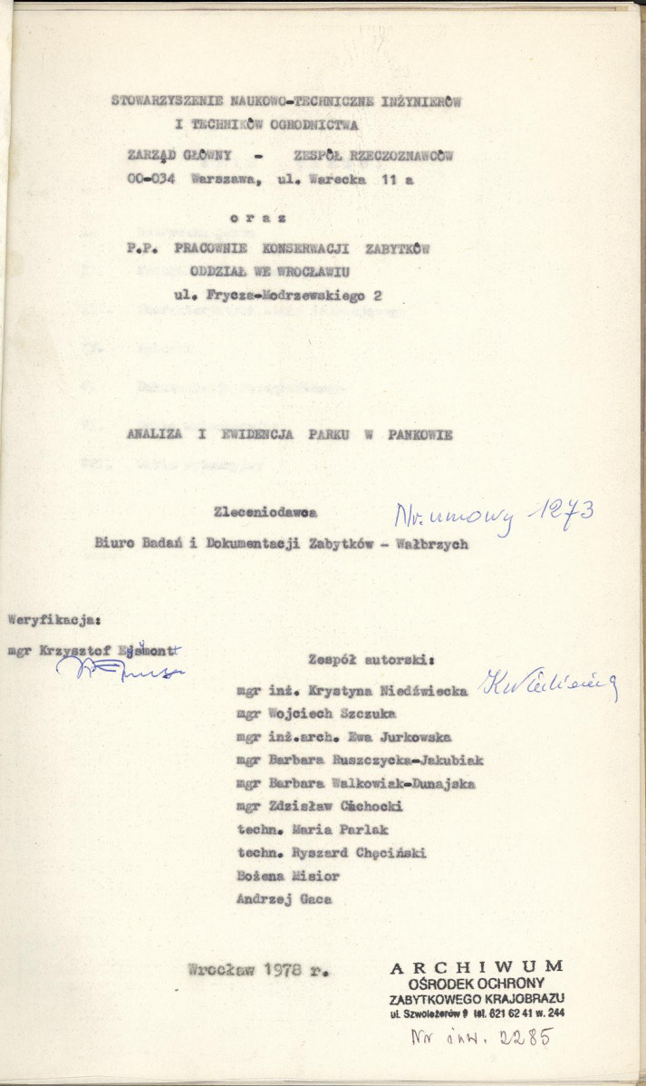 Ewidencja parkowa, skan nr 5