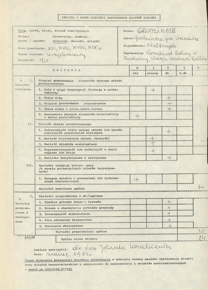 EP - Ewidencja parkowa, skan nr 3