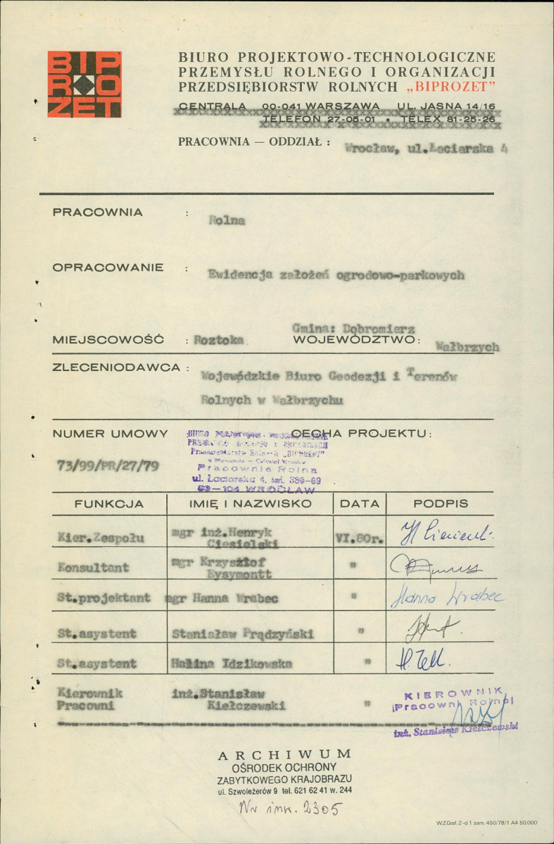 Ewidencja parkowa, skan nr 5