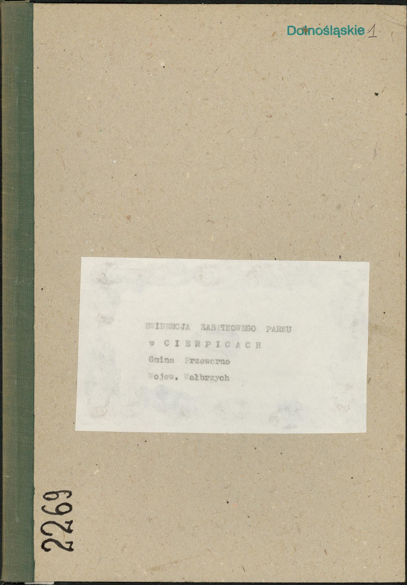 Ewidencja parkowa, skan nr 1