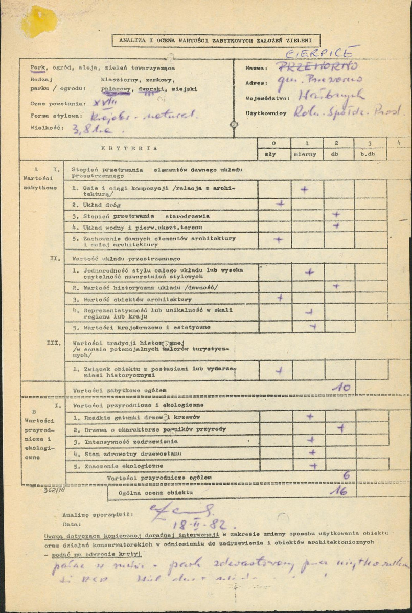 Ewidencja parkowa, skan nr 3