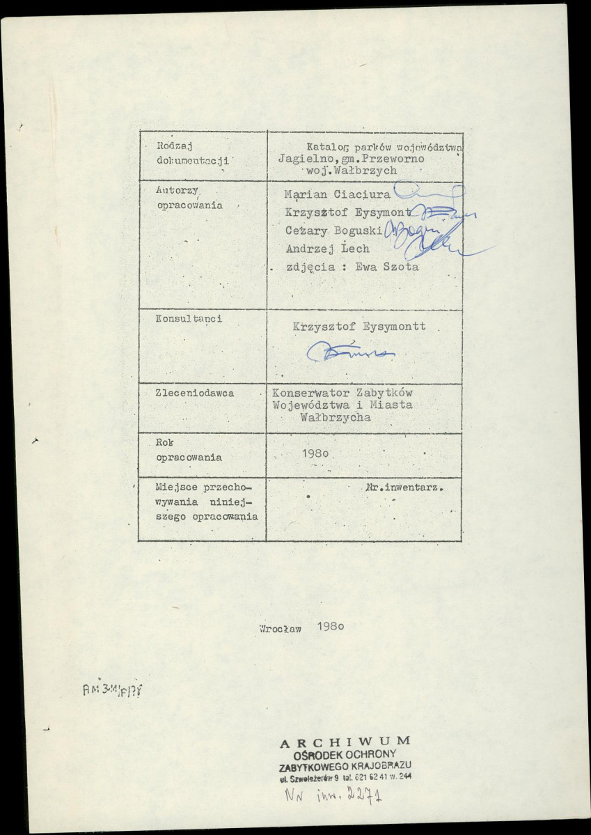 Ewidencja parkowa, skan nr 5