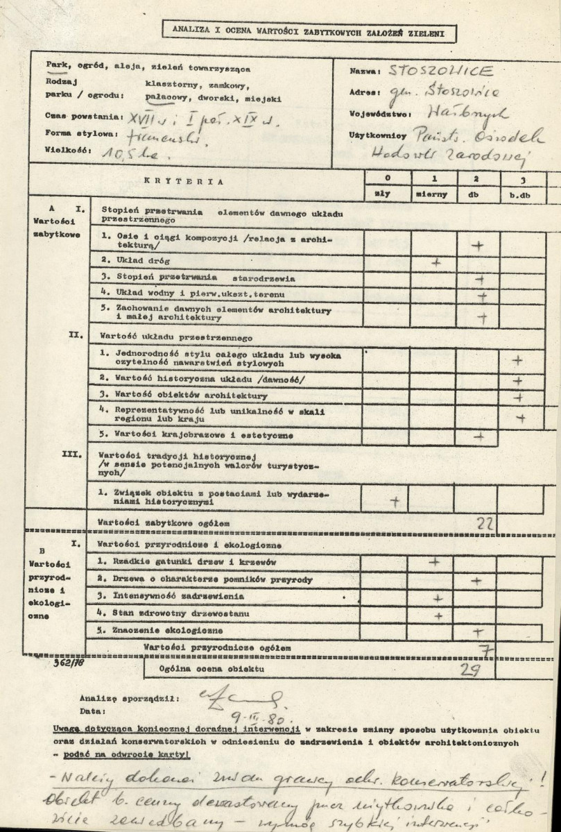 EP - Ewidencja parkowa, skan nr 3