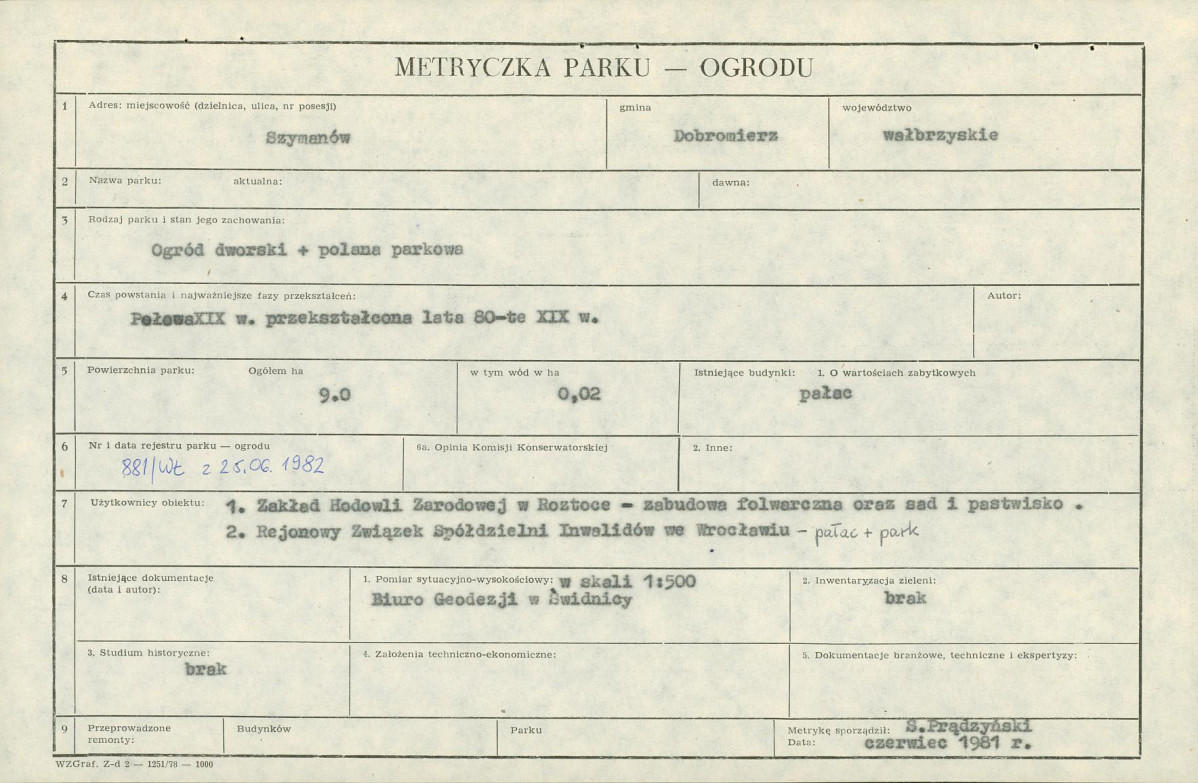 Ewidencja parkowa, skan nr 5