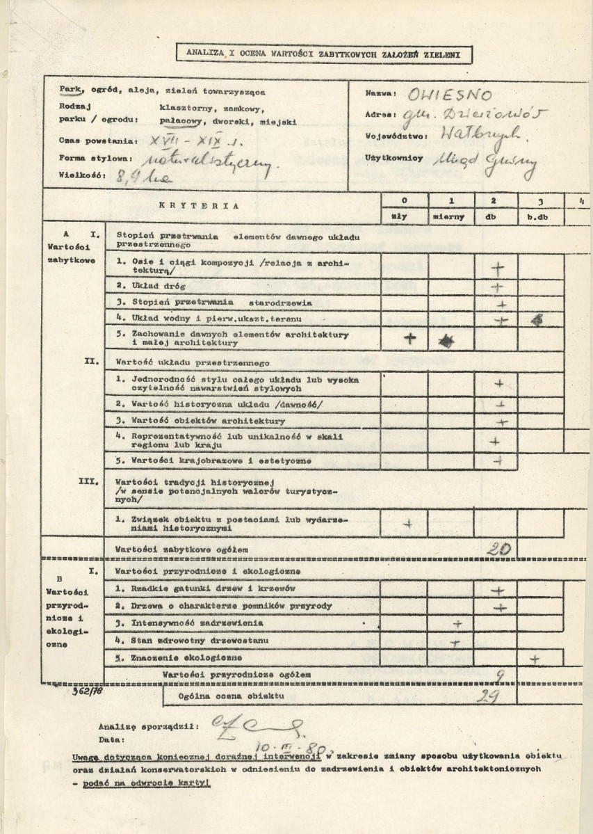 Ewidencja parkowa, skan nr 3