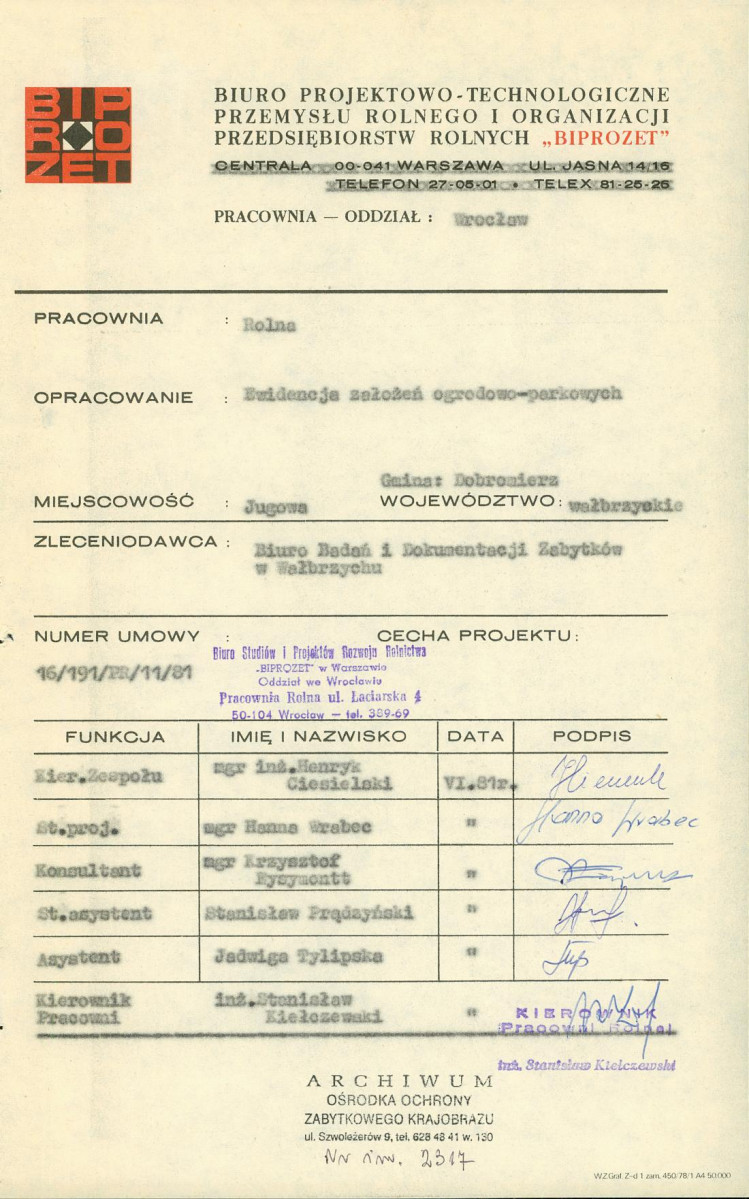 Ewidencja parkowa, skan nr 4