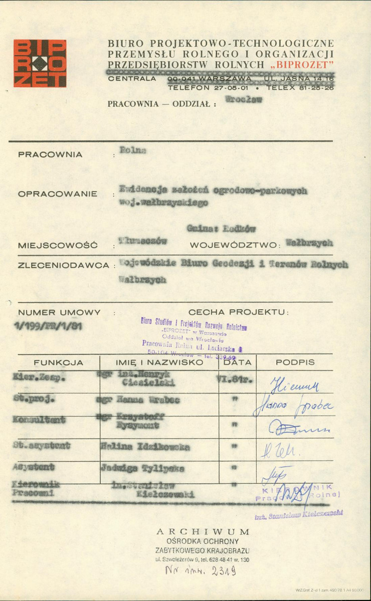 Ewidencja parkowa, skan nr 4