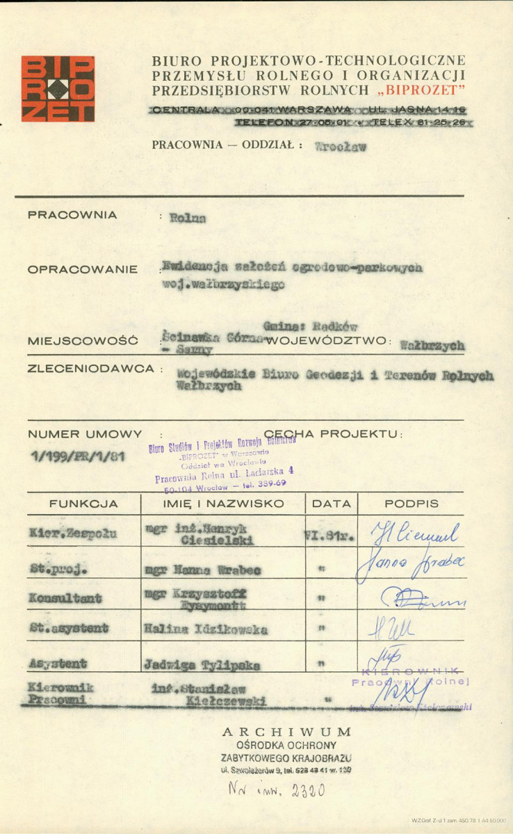 Ewidencja parkowa, skan nr 4