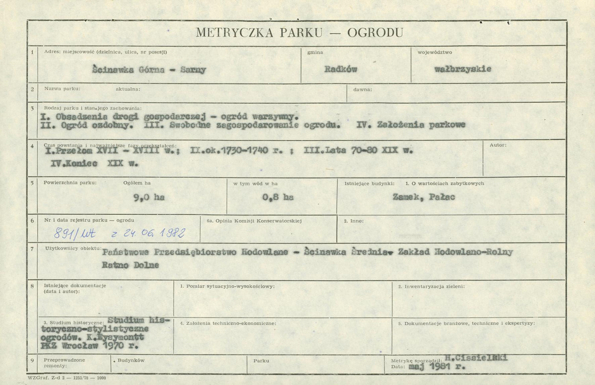 Ewidencja parkowa, skan nr 5
