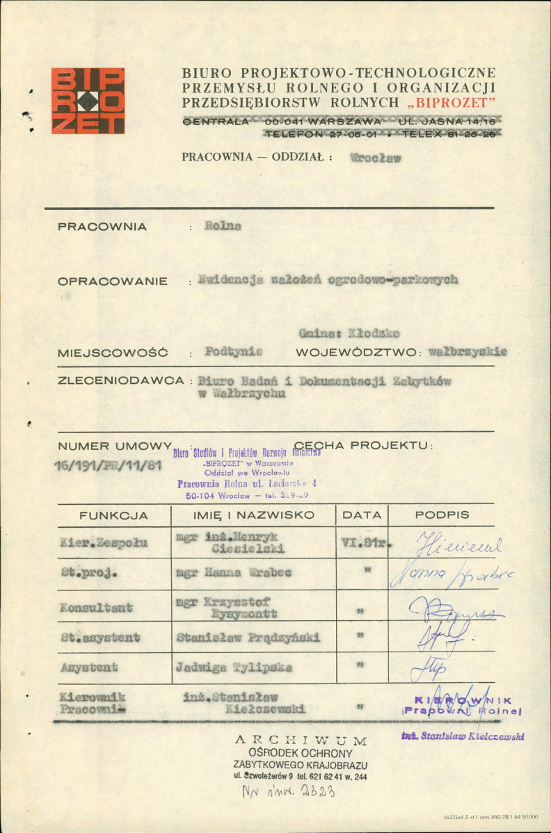 Ewidencja parkowa, skan nr 4