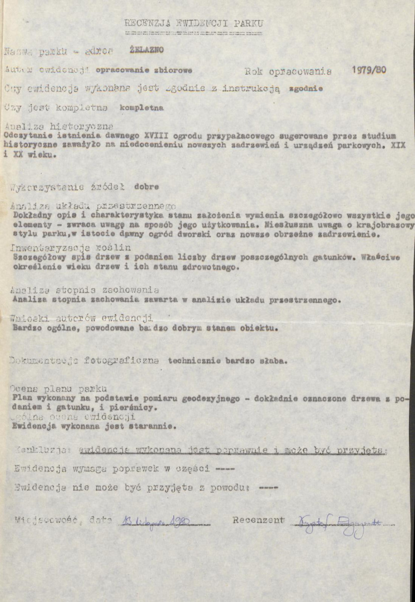 Ewidencja parkowa, skan nr 3