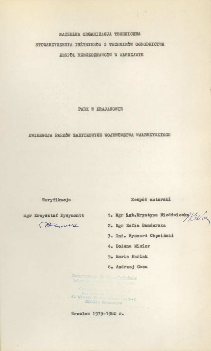 Ewidencja parkowa, skan nr 5