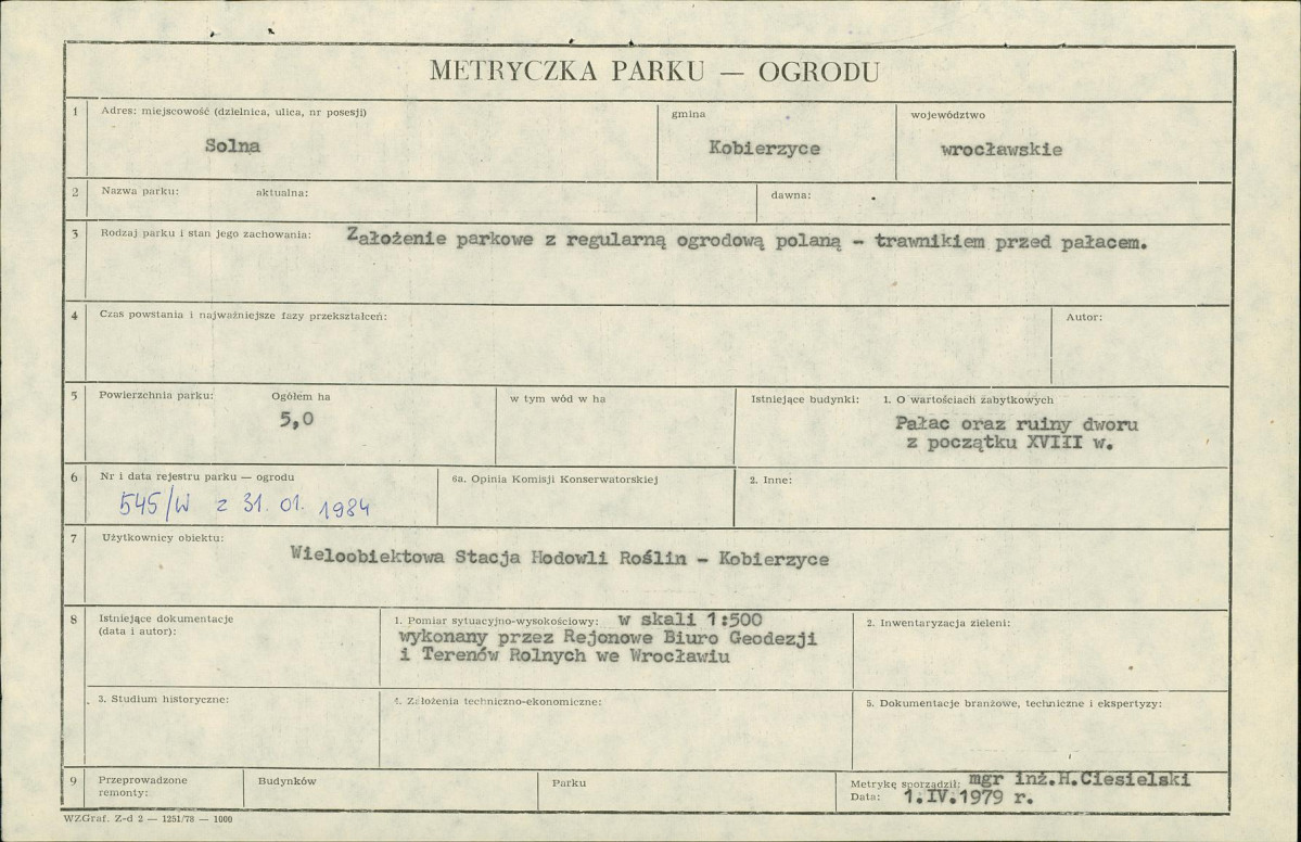 Ewidencja parkowa, skan nr 5