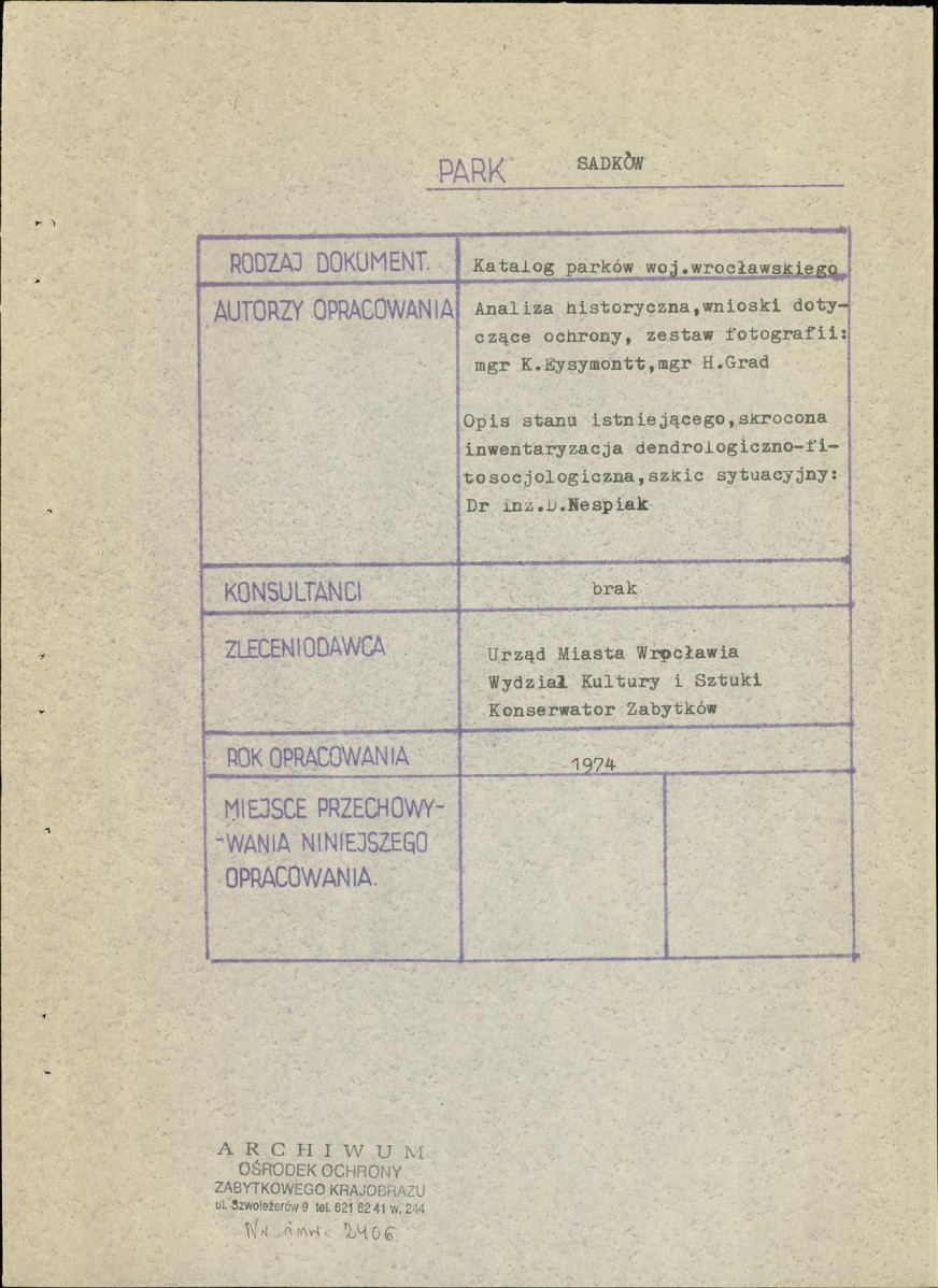 Ewidencja parkowa, skan nr 3