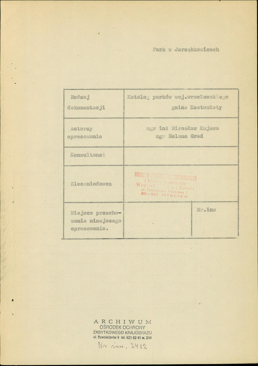 Ewidencja parkowa, skan nr 3