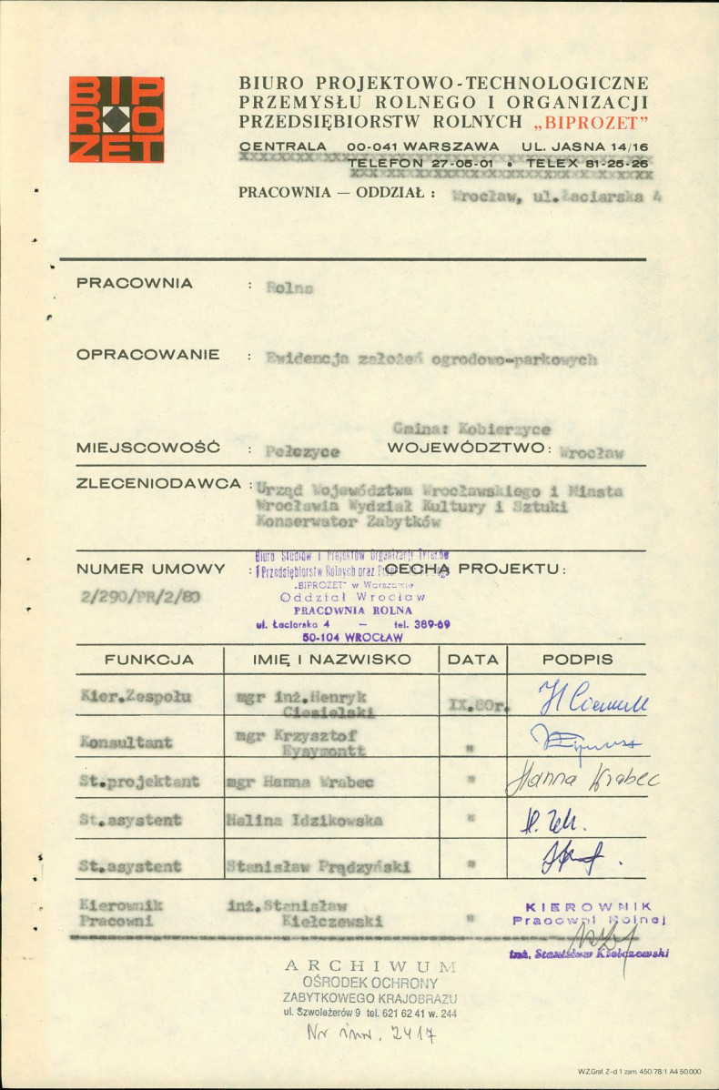 Ewidencja parkowa, skan nr 4