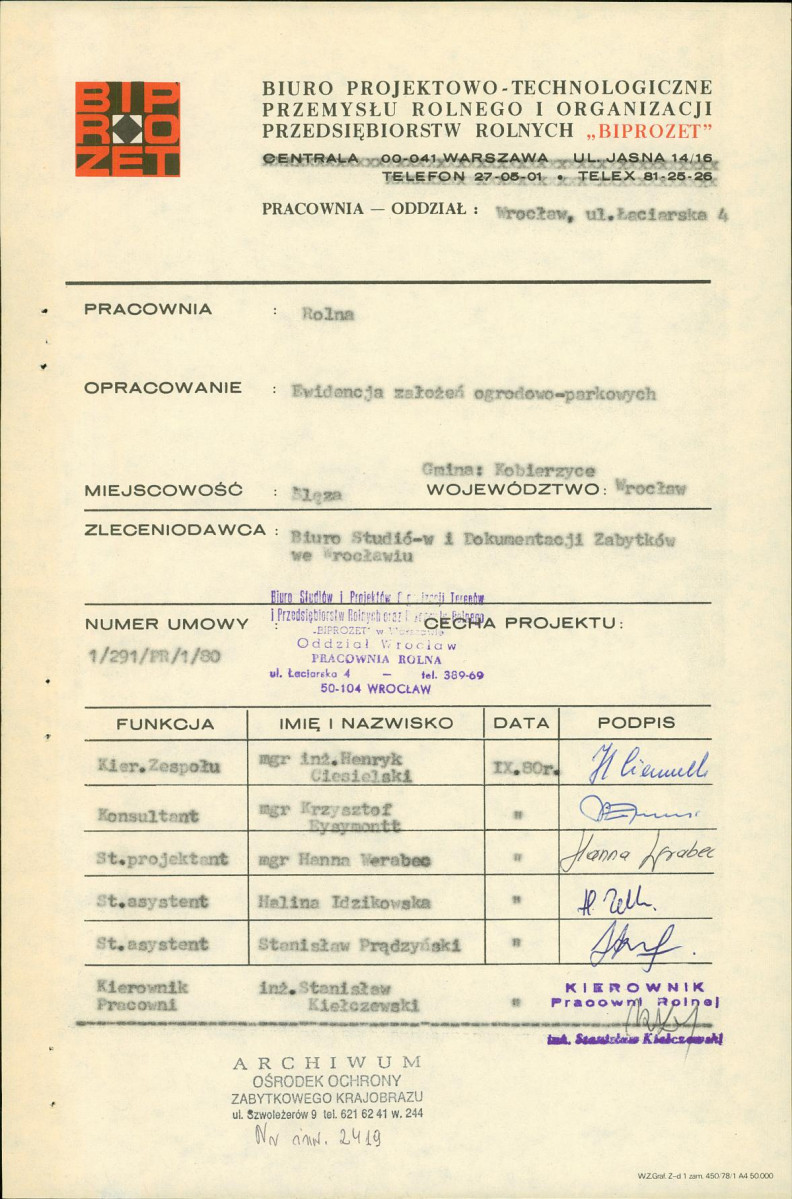 Ewidencja parkowa, skan nr 4