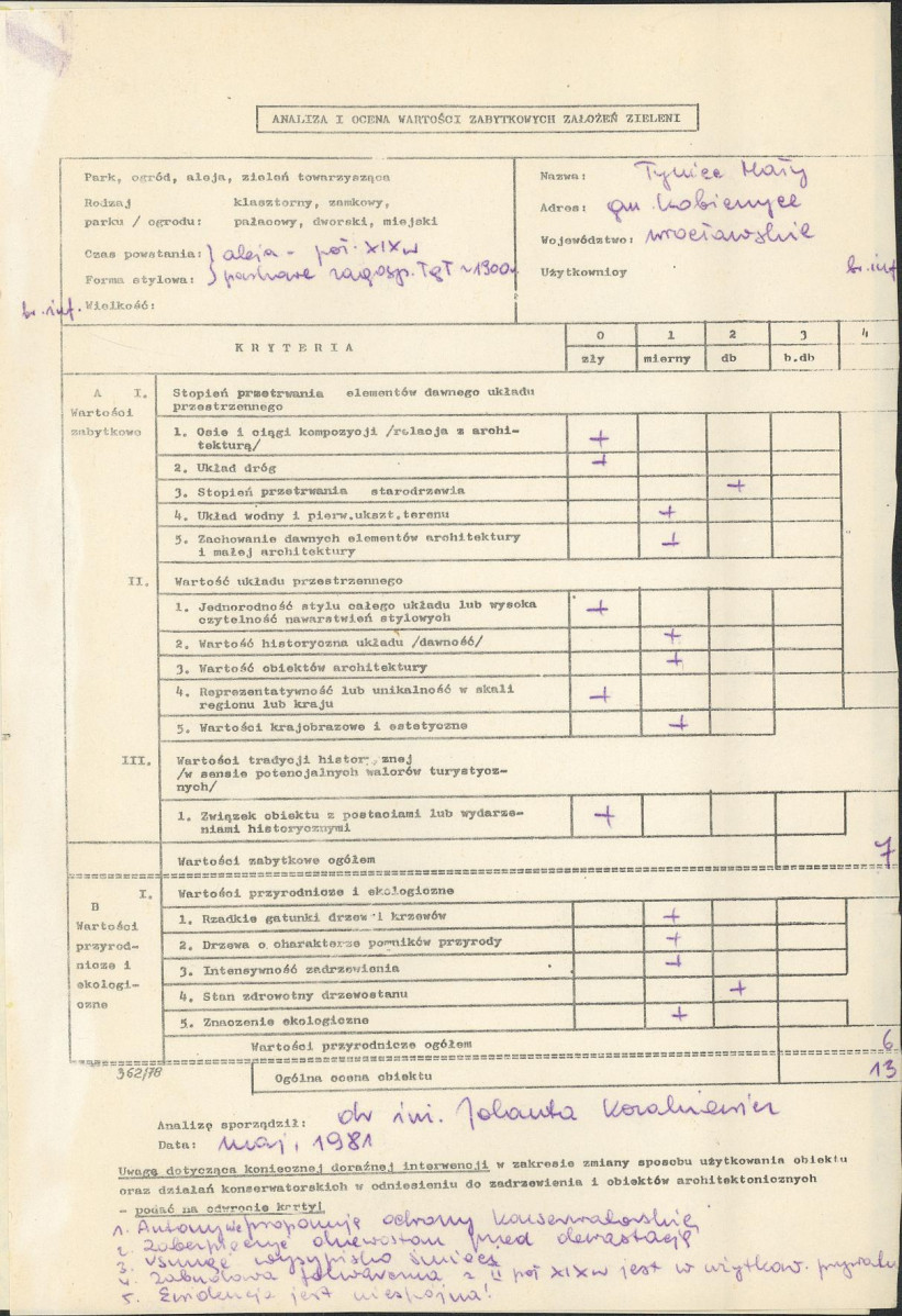 Ewidencja parkowa, skan nr 3