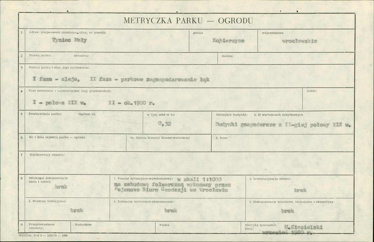 Ewidencja parkowa, skan nr 5