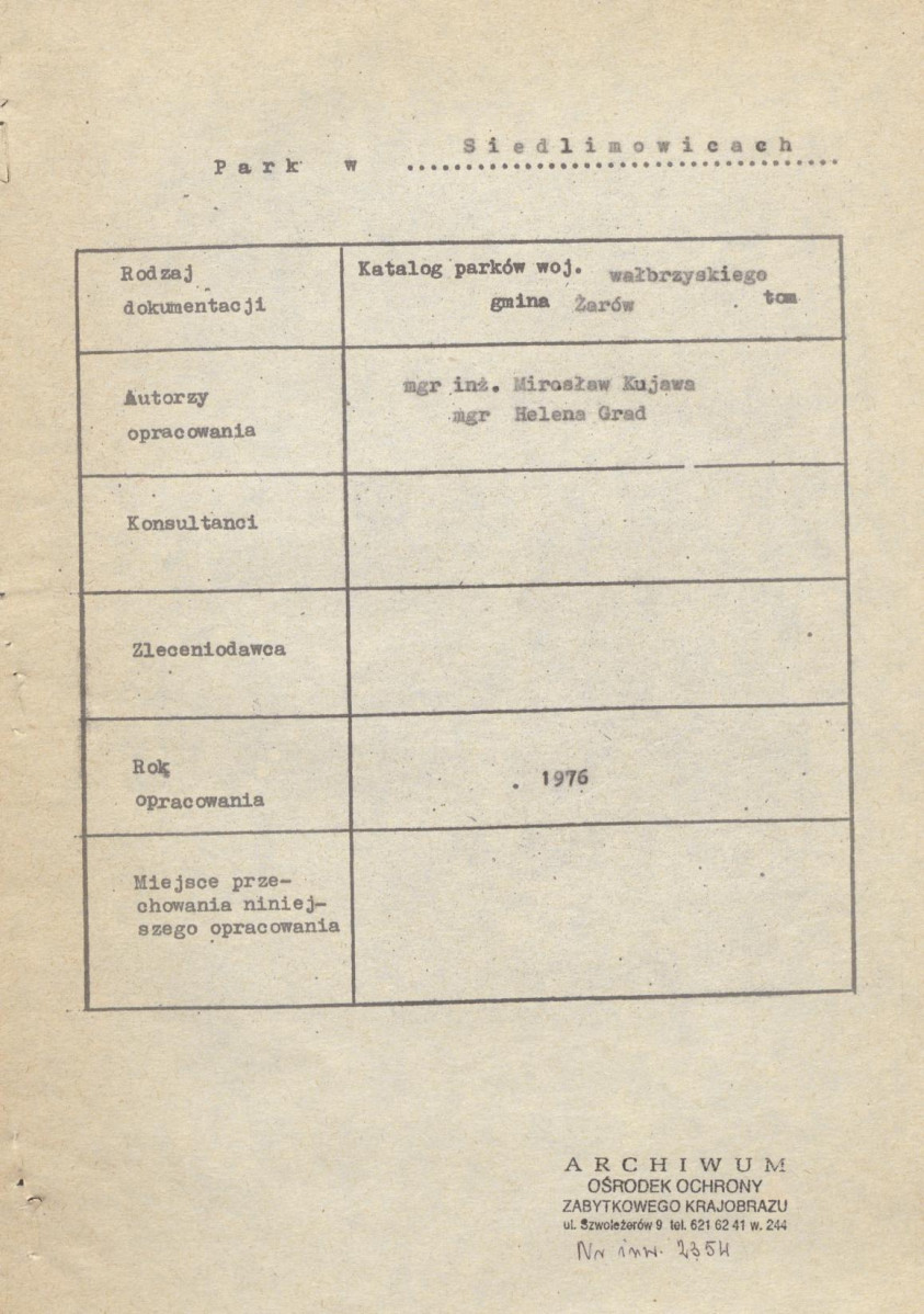 Ewidencja parkowa, skan nr 3