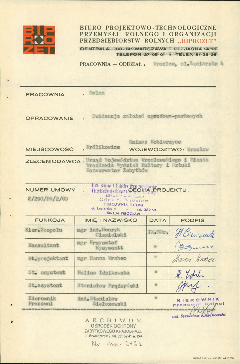 Ewidencja parkowa, skan nr 4