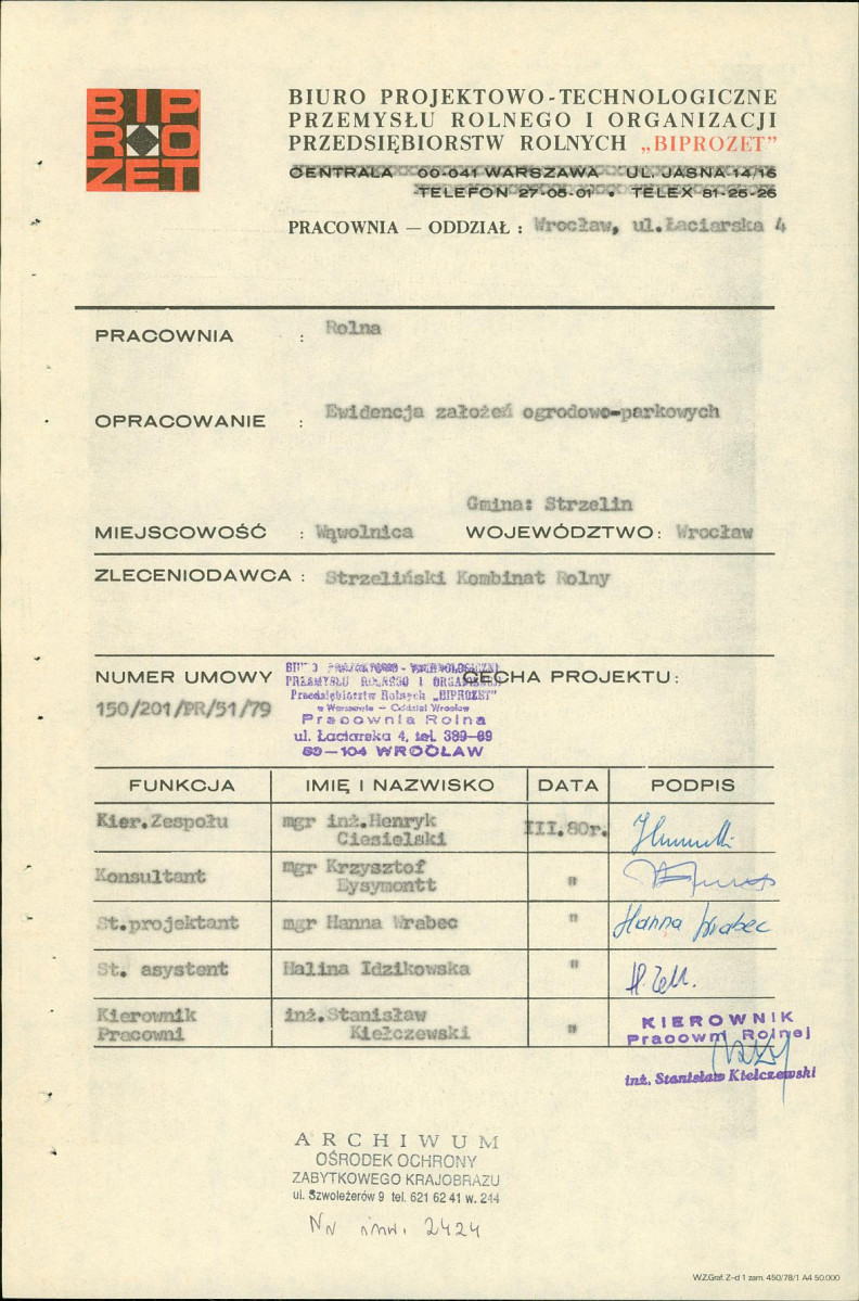 Ewidencja parkowa, skan nr 4