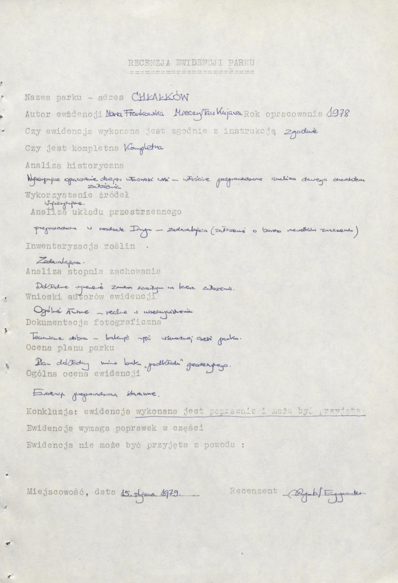 Ewidencja parkowa, skan nr 6