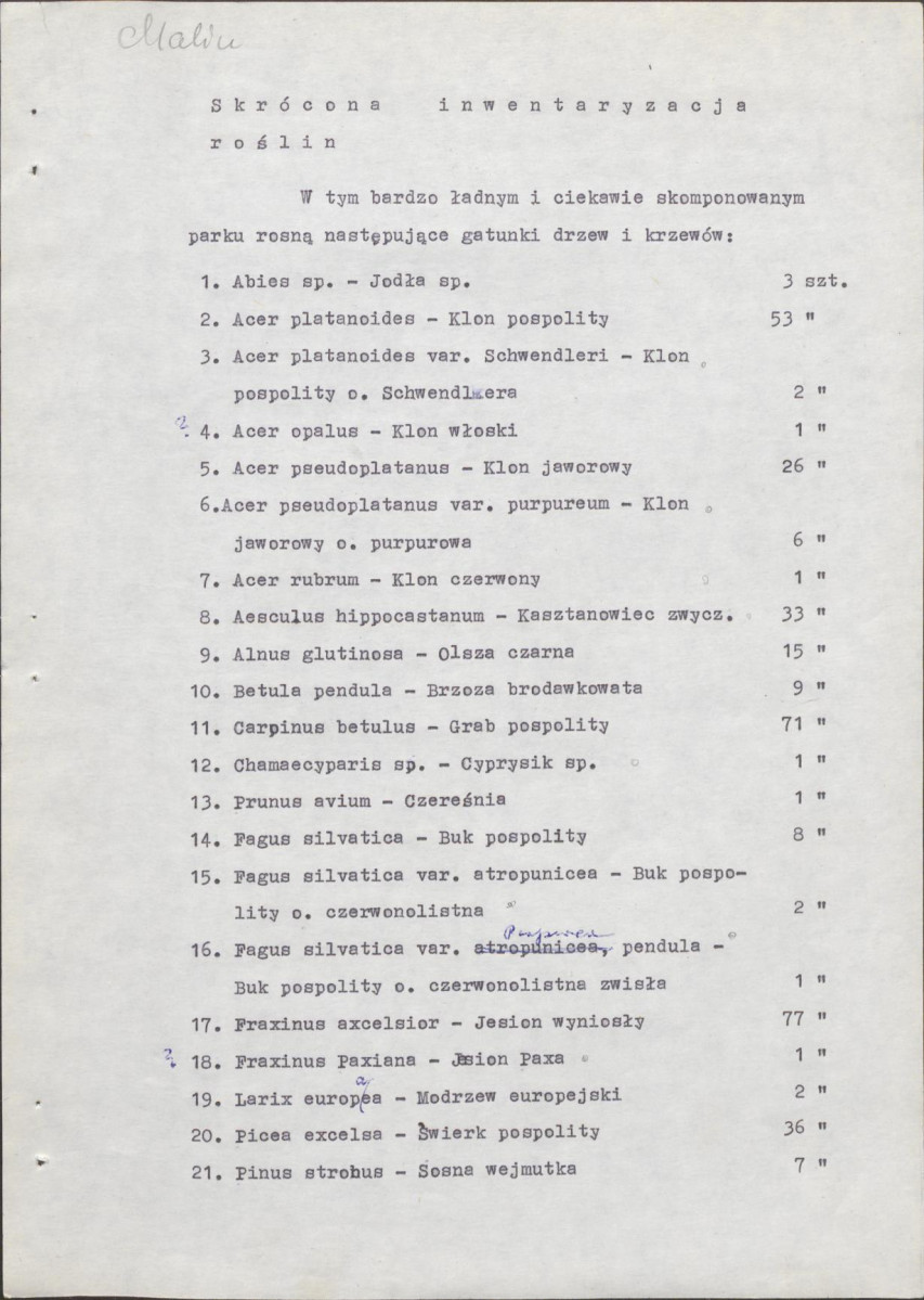 Ewidencja parkowa, skan nr 17
