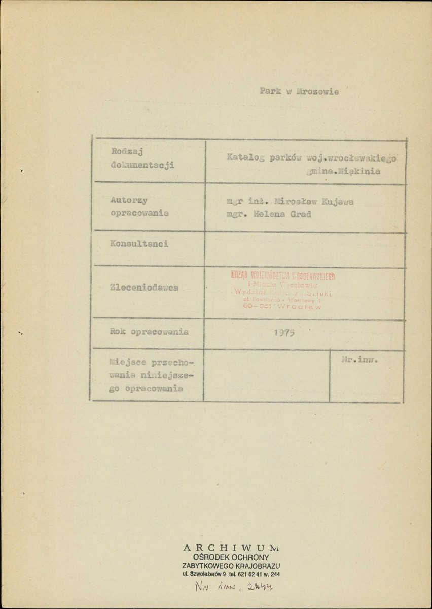 Ewidencja parkowa, skan nr 3