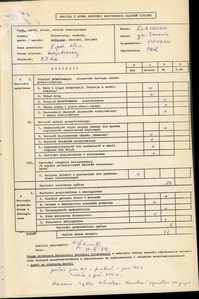 Ewidencja parkowa, skan nr 3
