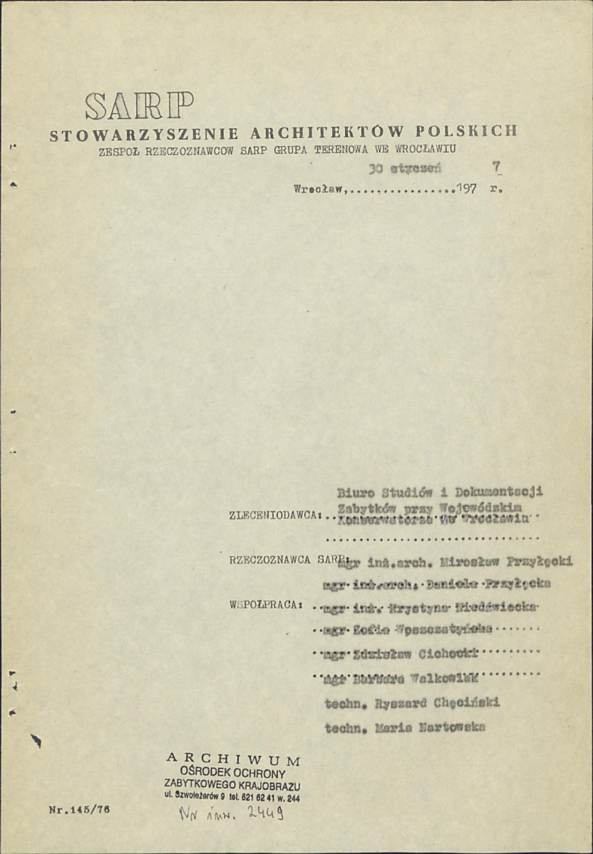 Ewidencja parkowa, skan nr 3