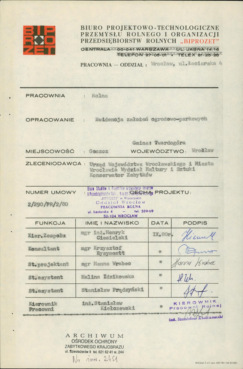 Ewidencja parkowa, skan nr 4