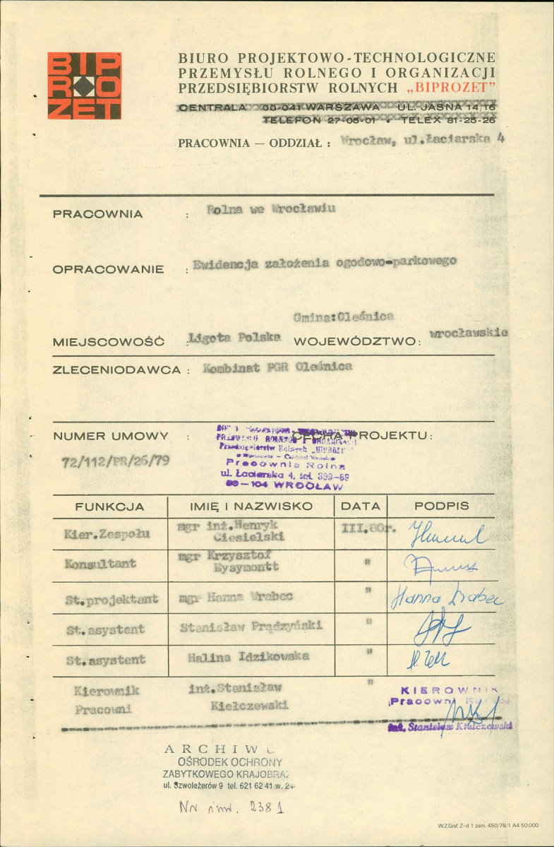Ewidencja parkowa, skan nr 4
