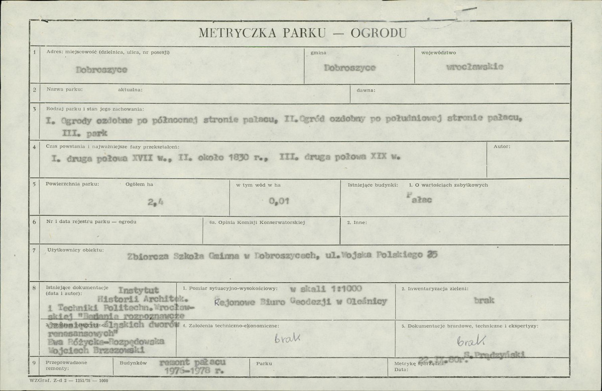 Ewidencja parkowa, skan nr 5