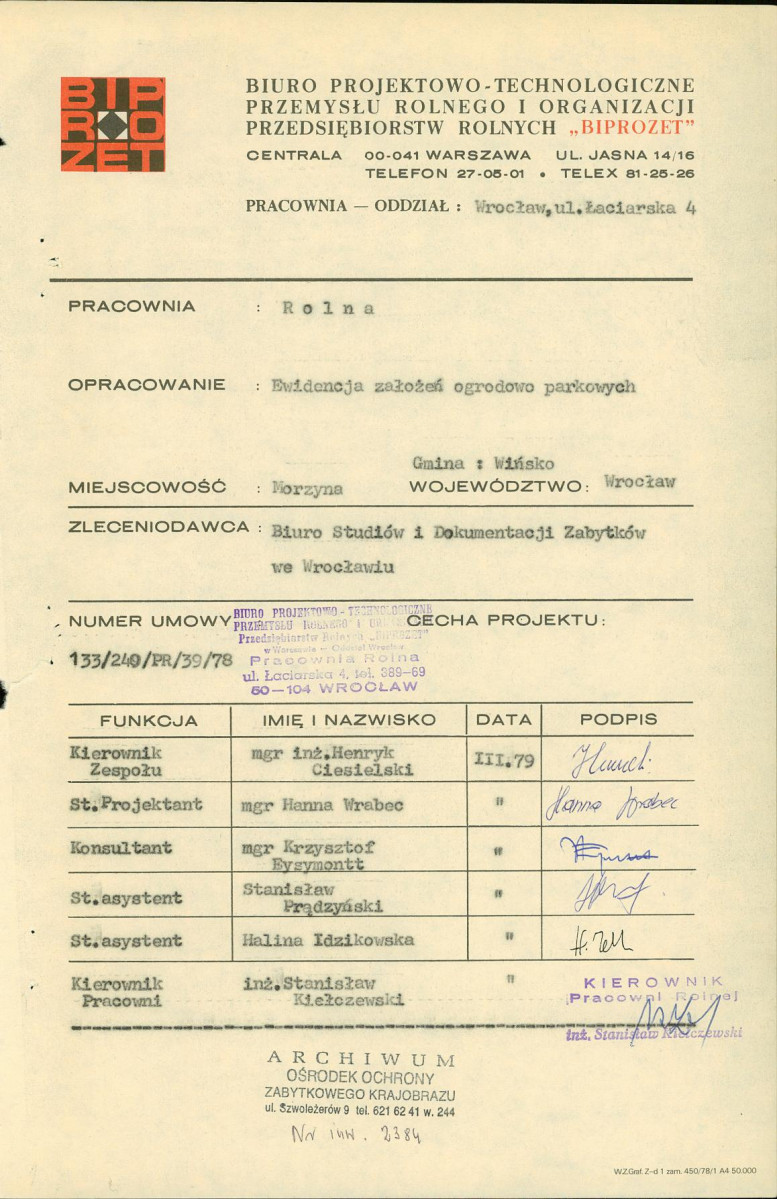 Ewidencja parkowa, skan nr 4