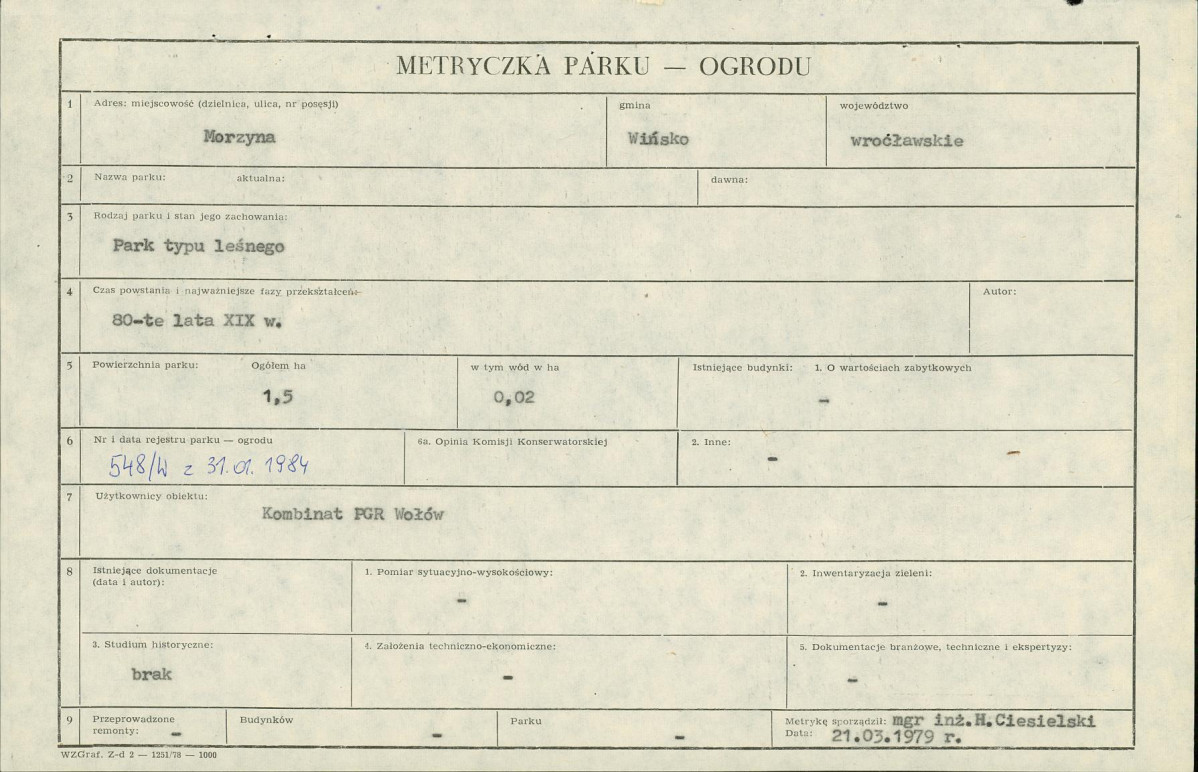Ewidencja parkowa, skan nr 5