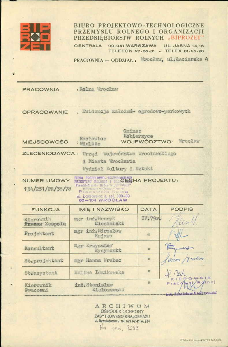 Ewidencja parkowa, skan nr 4