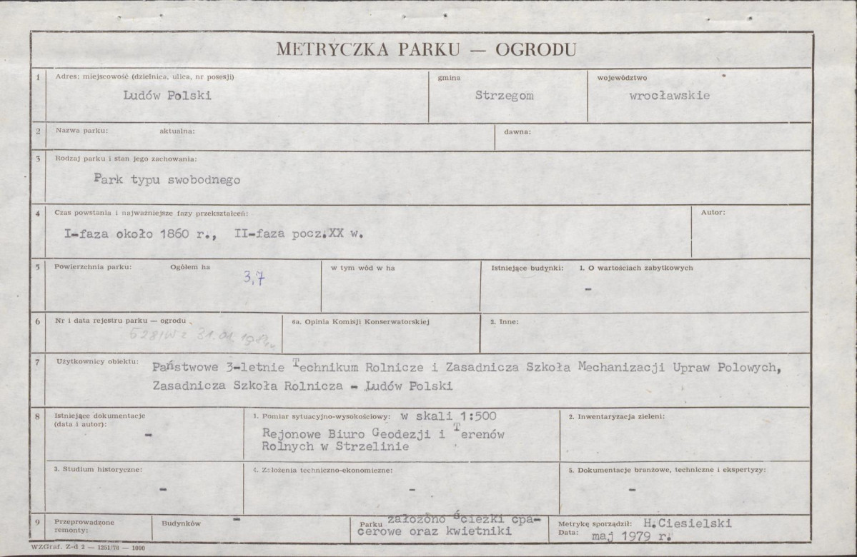 Ewidencja parkowa, skan nr 6