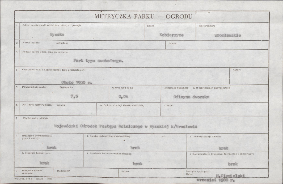 Ewidencja parkowa, skan nr 5