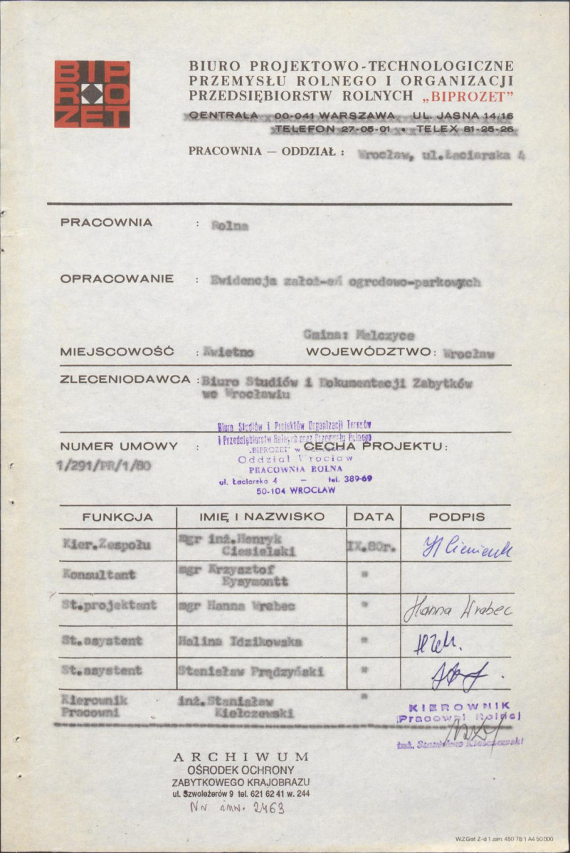 Ewidencja parkowa, skan nr 4