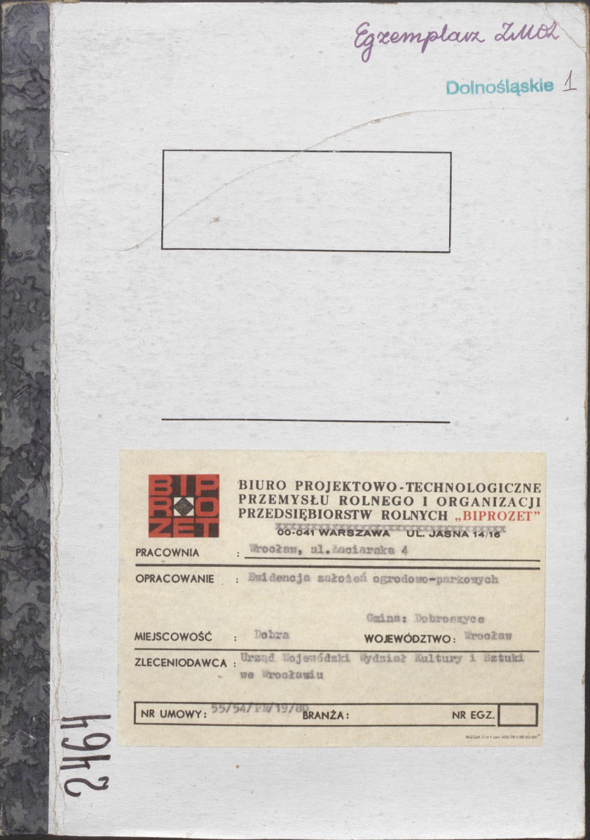 Ewidencja parkowa, skan nr 1