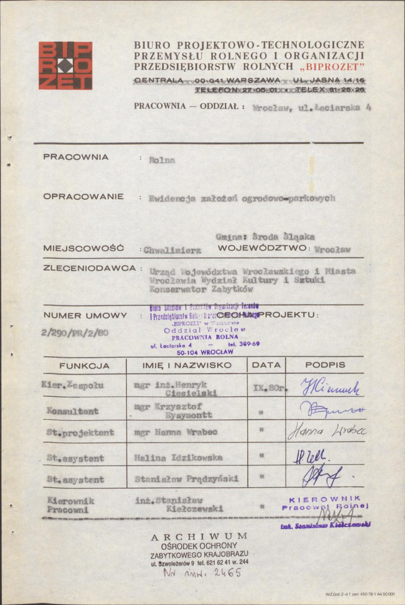 Ewidencja parkowa, skan nr 4