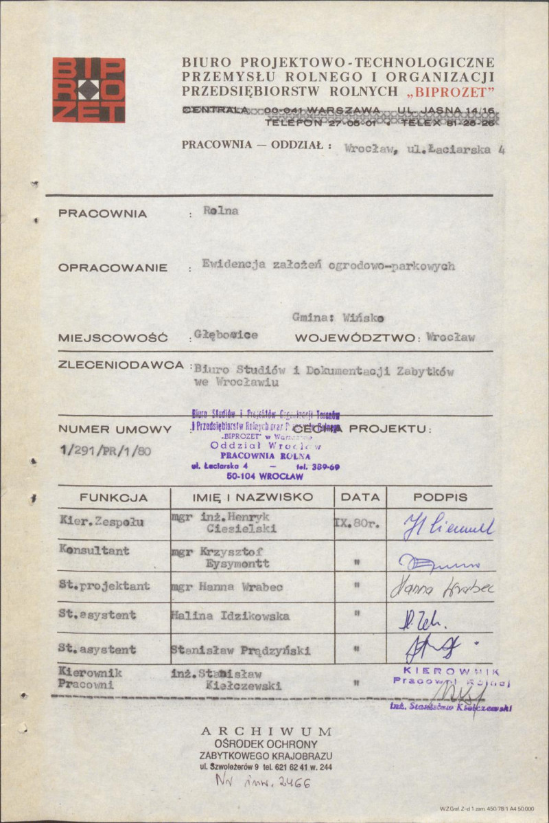 Ewidencja parkowa, skan nr 4