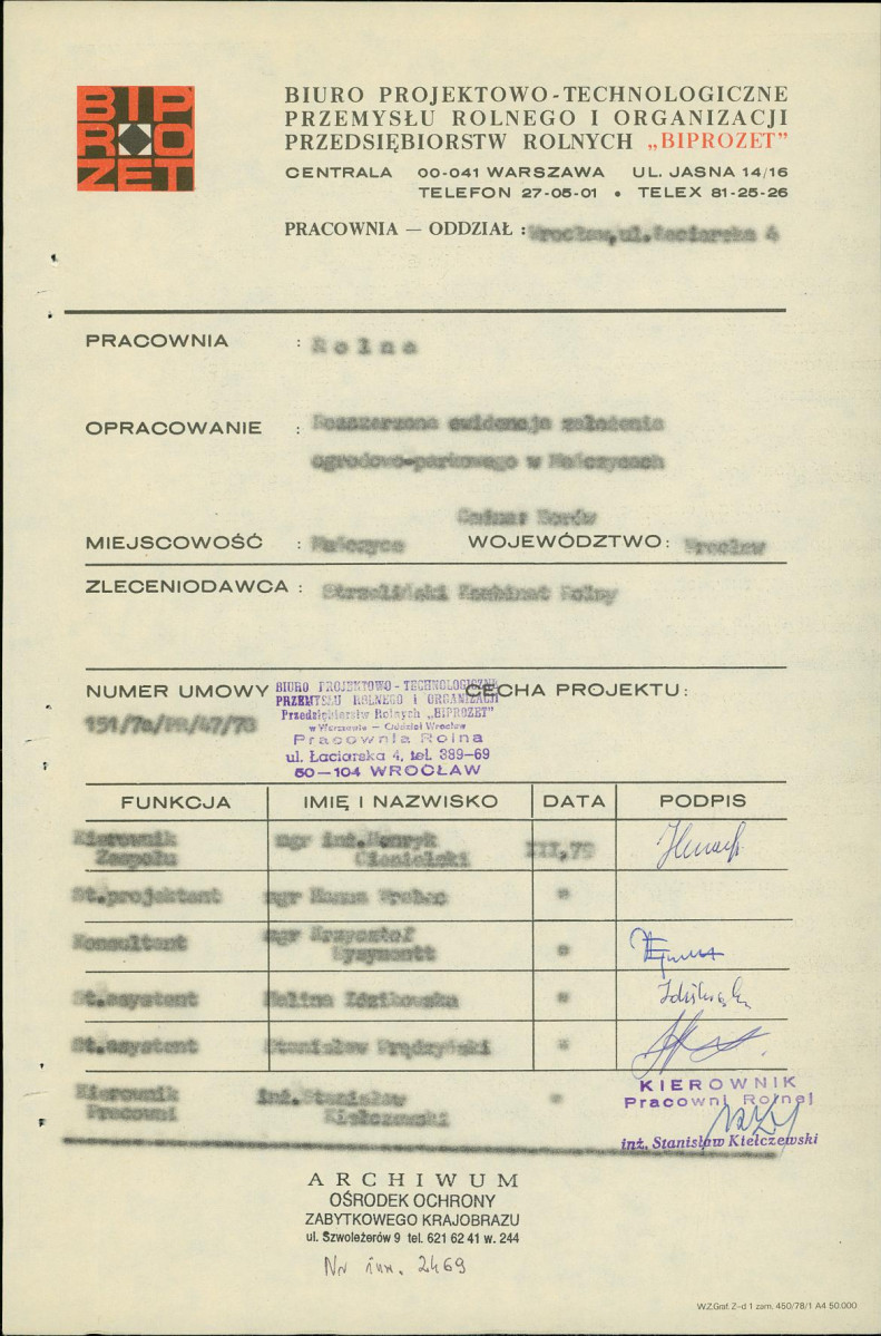 Ewidencja parkowa, skan nr 4